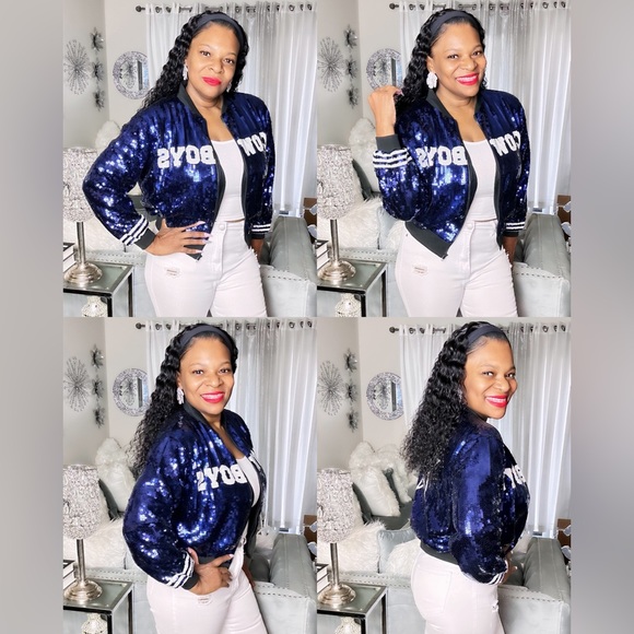 Sale‼️Dallas Cowboys sequin jacket. No Discount ‼️‼️ - Picture 7 of 13